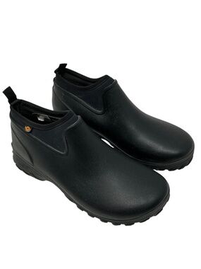 BOGS Sauvie Chelsea Women's 10 Black Rubber Slip On Garden Outdoor Shoes